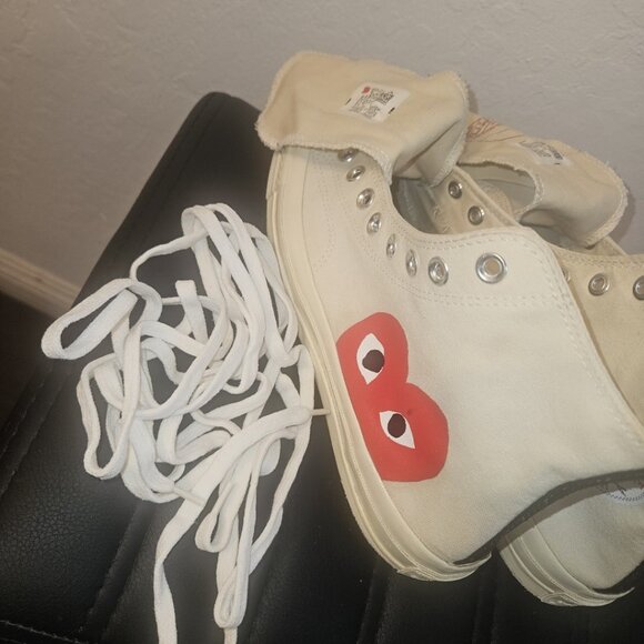Converse x Comme des Garçons PLAY Chuck 70 - Men’s Size 9 - Picture 5 of 7